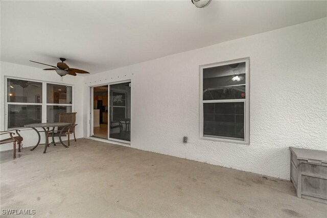 3213 22nd St SW, Lehigh Acres, FL 33976 - view of patio with a ceiling fan