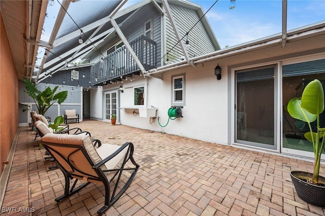 13660 Abbey Dr Unit 1, Fort Myers, FL 33919 - patio / terrace featuring a patio area and french doors