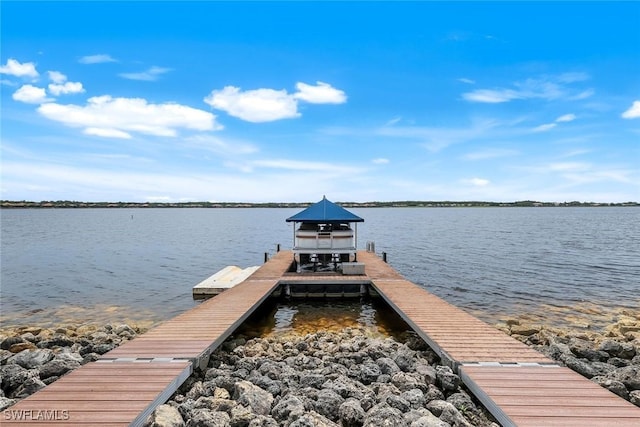 9380 Slate Ct, Naples, FL 34120 - dock featuring a water view