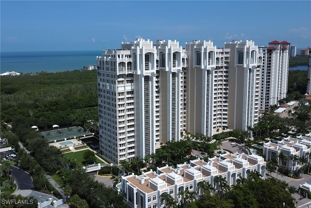 7117 Pelican Bay Blvd Unit 1801, Naples, FL 34108 - view of building exterior featuring a water view