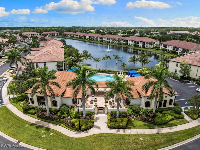 15140 Palmer Lake Cir Unit 201, Naples, FL 34109 - aerial view of residential area featuring a nearby body of water