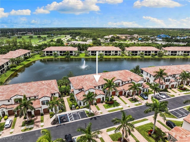 15140 Palmer Lake Cir Unit 201, Naples, FL 34109 - aerial view of residential area with a nearby body of water