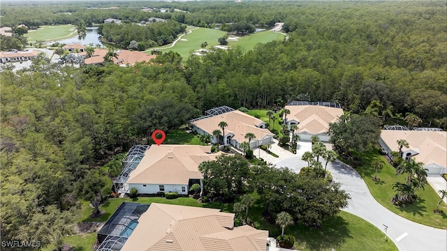 8014 Kilkenny Ct Unit G47, Naples, FL 34112 - aerial view of residential area with a local golf course and a nearby body of water