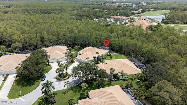 8014 Kilkenny Ct Unit G47, Naples, FL 34112 - aerial perspective of suburban area featuring a large body of water and a golf club