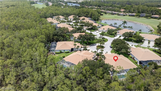 8014 Kilkenny Ct Unit G47, Naples, FL 34112 - aerial view of residential area with a large body of water and a golf club