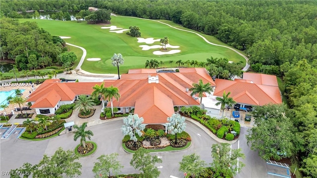 8014 Kilkenny Ct Unit G47, Naples, FL 34112 - bird's eye view of a local golf course and a large body of water