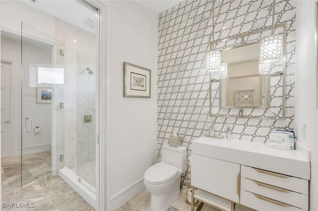 309 Neapolitan Way, Naples, FL 34103 - full bathroom with vanity and a shower stall