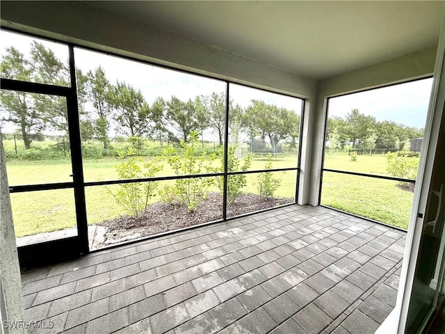 2667 Scarlet Way, Naples, FL 34120 - view of unfurnished sunroom