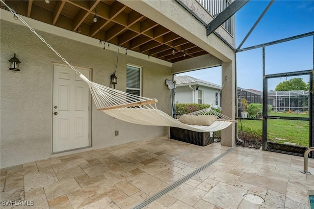 4582 Fairloop Run, Lehigh Acres, FL 33973 - view of unfurnished sunroom