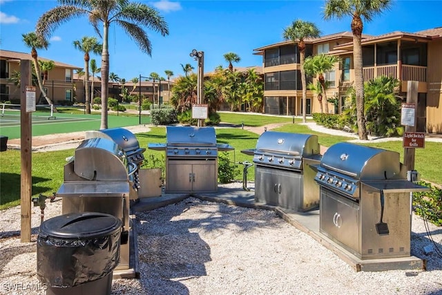 5117 Sea Bell Rd Unit B109, Sanibel, FL 33957 - view of patio / terrace featuring grilling area