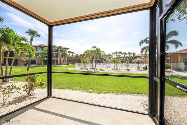 5117 Sea Bell Rd Unit B109, Sanibel, FL 33957 - view of unfurnished sunroom