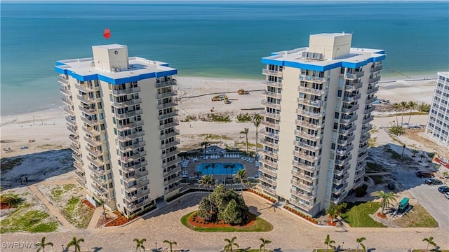 7330 Estero Blvd Unit 1107, Fort Myers Beach, FL 33931 - drone / aerial view of apartment complex