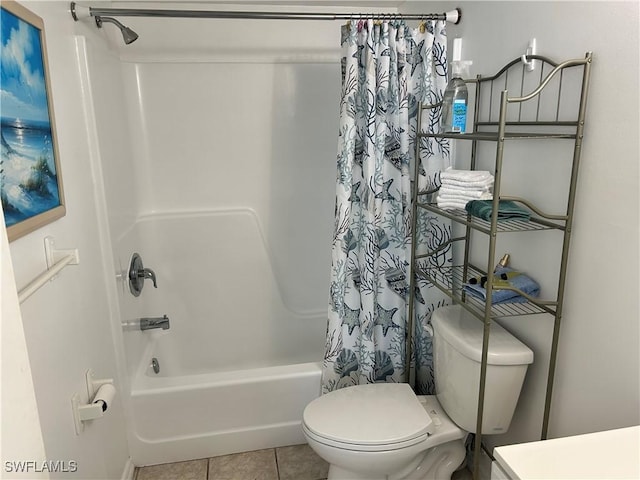 7330 Estero Blvd Unit 1107, Fort Myers Beach, FL 33931 - full bathroom with shower / tub combo and tile patterned flooring