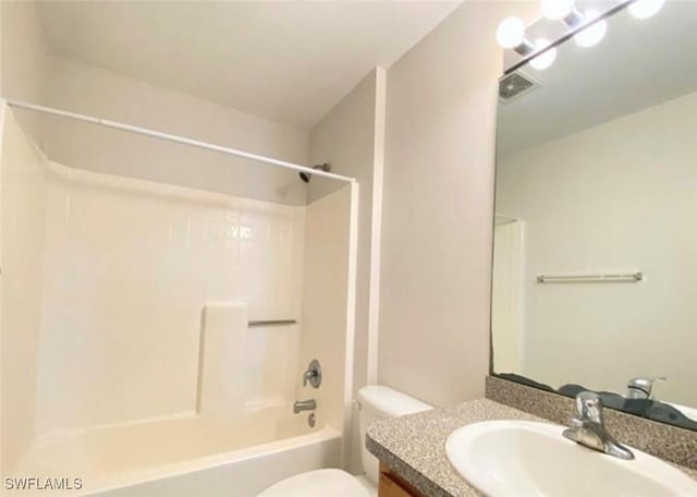 4839 18th St NE Unit 1, Naples, FL 34120 - full bath with vanity and washtub / shower combination