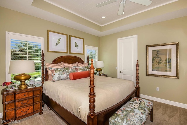 4088 Pegasus Way, Naples, FL 34120 - carpeted bedroom featuring baseboards and a ceiling fan