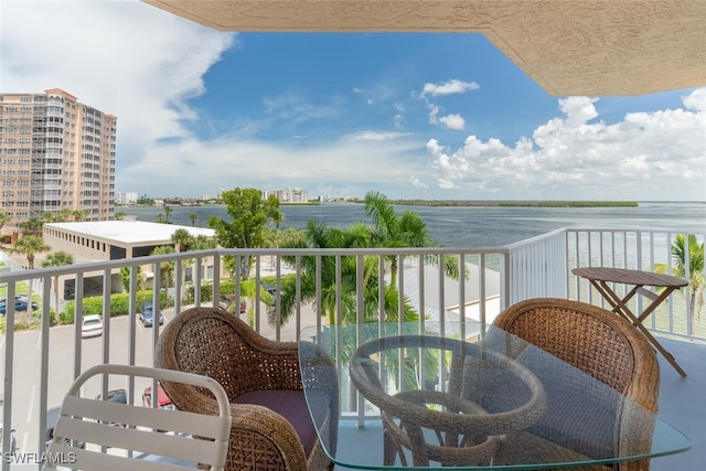 8771 Estero Blvd Unit 406, Fort Myers Beach, FL 33931 - balcony with a water view