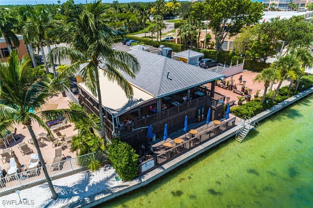8771 Estero Blvd Unit 406, Fort Myers Beach, FL 33931 - aerial view of residential area with a large body of water