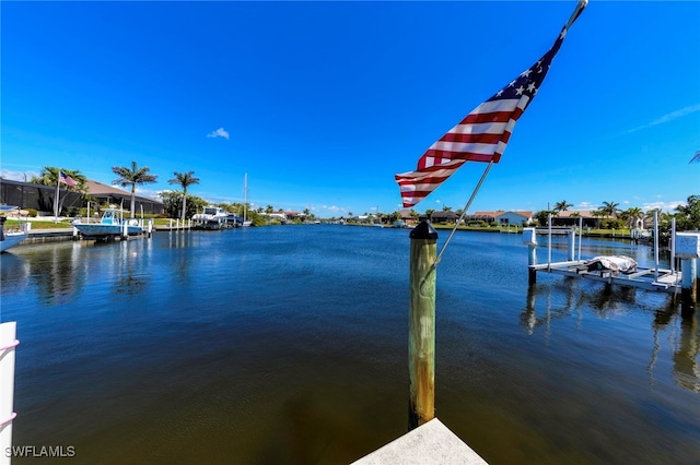 3606 Whippoorwill Blvd, Punta Gorda, FL 33950 - dock with boat lift and a water view