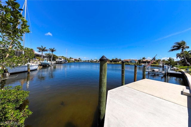 3606 Whippoorwill Blvd, Punta Gorda, FL 33950 - dock area featuring a water view