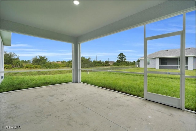 2718 42nd St W, Lehigh Acres, FL 33971 - view of unfurnished sunroom