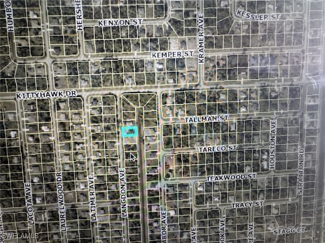 6050 Langdon Ave, Fort Myers, FL 33905 - aerial view of property's location