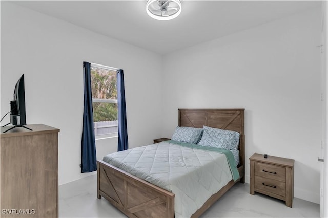 13454 Ingraham Blvd, Port Charlotte, FL 33981 - bedroom featuring light marble finish flooring