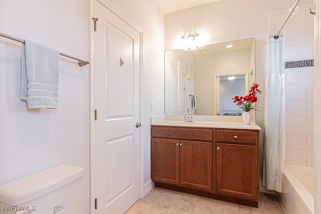 7907 Bristol Cir, Naples, FL 34120 - bathroom featuring vanity and shower / tub combo
