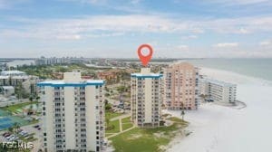 7360 Estero Blvd Unit 703, Fort Myers Beach, FL 33931 - view of urban area featuring extended coastline