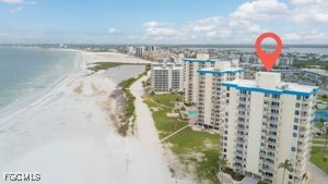 7360 Estero Blvd Unit 703, Fort Myers Beach, FL 33931 - view of urban area with extended coastline and apartment complex