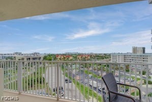 7360 Estero Blvd Unit 703, Fort Myers Beach, FL 33931 - balcony featuring a view of city