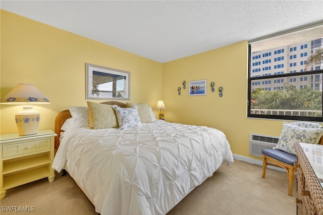 8701 Estero Blvd Unit 105, Bonita Springs, FL 33931 - carpeted bedroom featuring an AC wall unit and baseboards