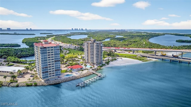 8701 Estero Blvd Unit 105, Bonita Springs, FL 33931 - drone / aerial view of a large body of water