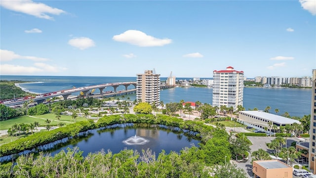 8701 Estero Blvd Unit 105, Bonita Springs, FL 33931 - aerial view of a nearby body of water and a notable bridge