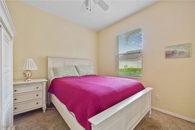 17936 Courtside Landings Cir, Punta Gorda, FL 33955 - bedroom featuring carpet floors and ceiling fan