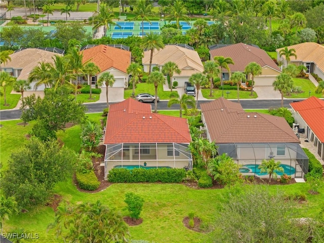 17936 Courtside Landings Cir, Punta Gorda, FL 33955 - aerial view of residential area featuring a pool area