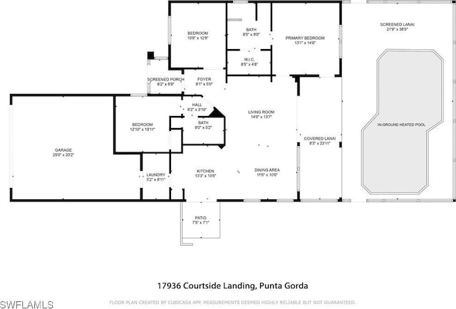 17936 Courtside Landings Cir, Punta Gorda, FL 33955 - view of property floor plan