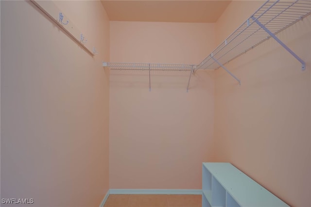 304 NW 22nd Ave, Cape Coral, FL 33993 - walk in closet featuring tile patterned floors