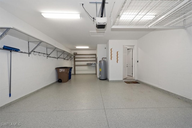 16569 Windsor Way, Alva, FL 33920 - garage featuring water heater and a garage door opener