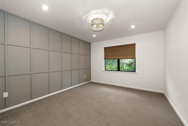 16569 Windsor Way, Alva, FL 33920 - unfurnished room with carpet flooring and recessed lighting