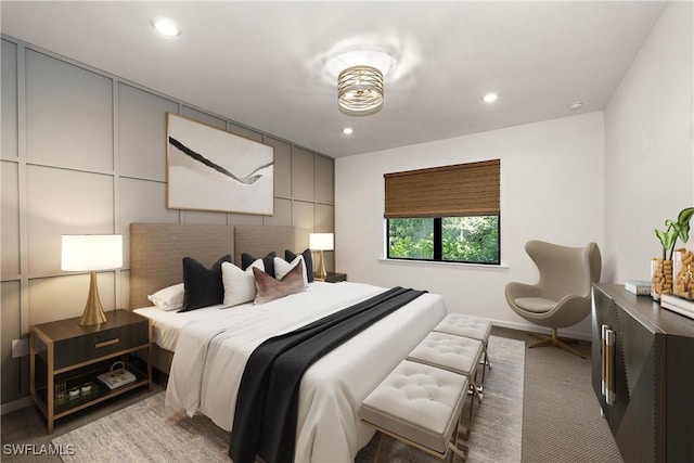 16569 Windsor Way, Alva, FL 33920 - bedroom with light carpet and recessed lighting