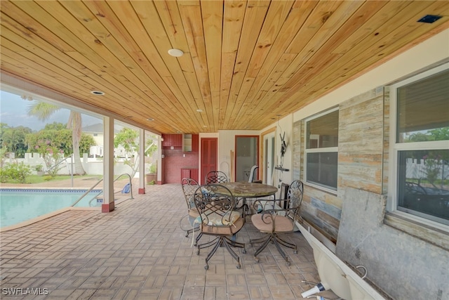 330 Shore Dr, Fort Myers, FL 33905 - view of patio / terrace featuring an outdoor pool