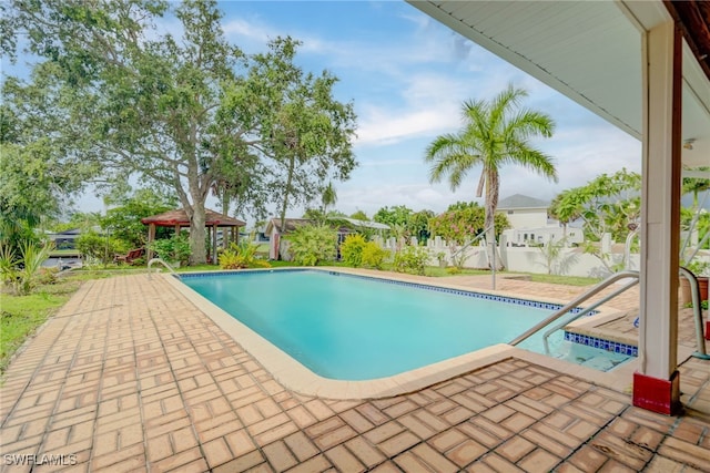 330 Shore Dr, Fort Myers, FL 33905 - swimming pool with a gazebo and a patio