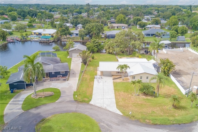 330 Shore Dr, Fort Myers, FL 33905 - aerial perspective of suburban area with a nearby body of water