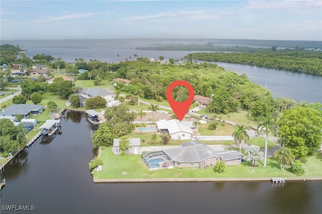 330 Shore Dr, Fort Myers, FL 33905 - aerial view of property and surrounding area with a nearby body of water