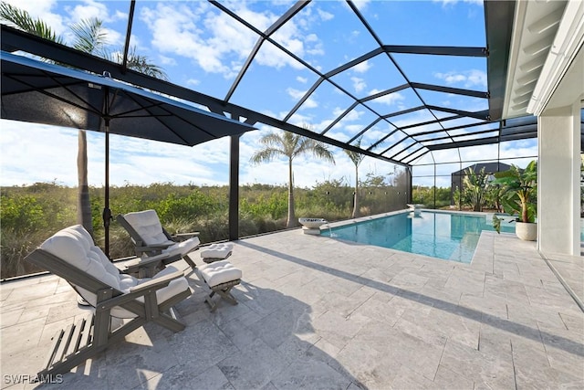 8923 Nevis Way, Naples, FL 34112 - swimming pool featuring a patio and a lanai