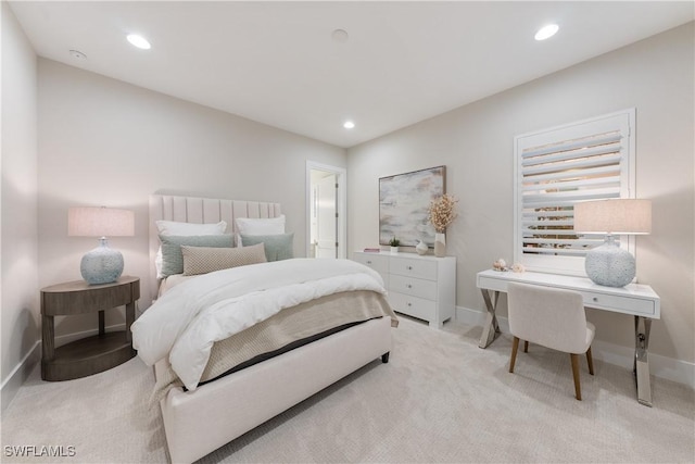 8923 Nevis Way, Naples, FL 34112 - bedroom featuring light colored carpet and recessed lighting