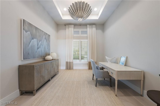 8923 Nevis Way, Naples, FL 34112 - office space featuring recessed lighting and a raised ceiling