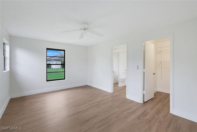 4925 Molokai Dr Unit 16, Naples, FL 34112 - unfurnished room featuring light wood-type flooring and a ceiling fan