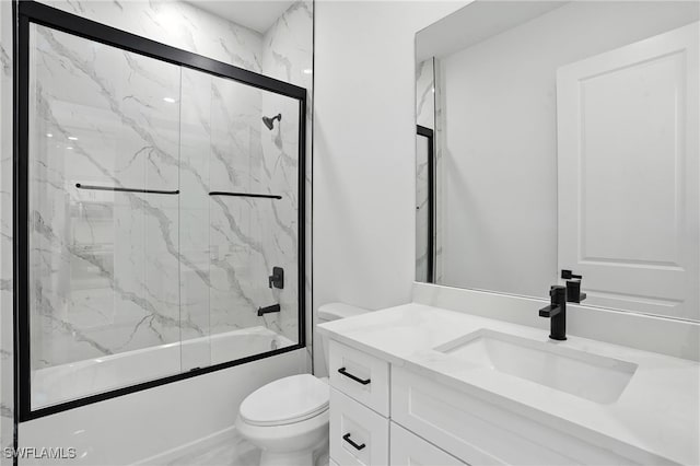 4881/4883 Leonard Blvd S, Lehigh Acres, FL 33973 - full bathroom with vanity and enclosed tub / shower combo
