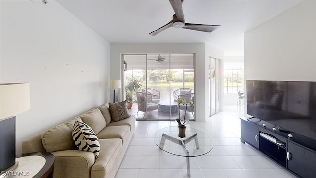 2115 Arielle Dr Unit 2602, Naples, FL 34109 - living area featuring ceiling fan